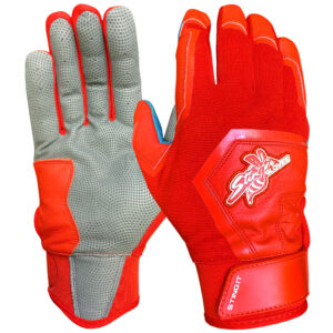 Color Crush Red Batting Gloves
