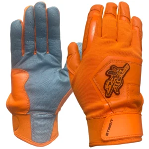 Color Crush Orange Batting Gloves