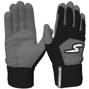 Winder Series Graphite/Black & White Batting Gloves